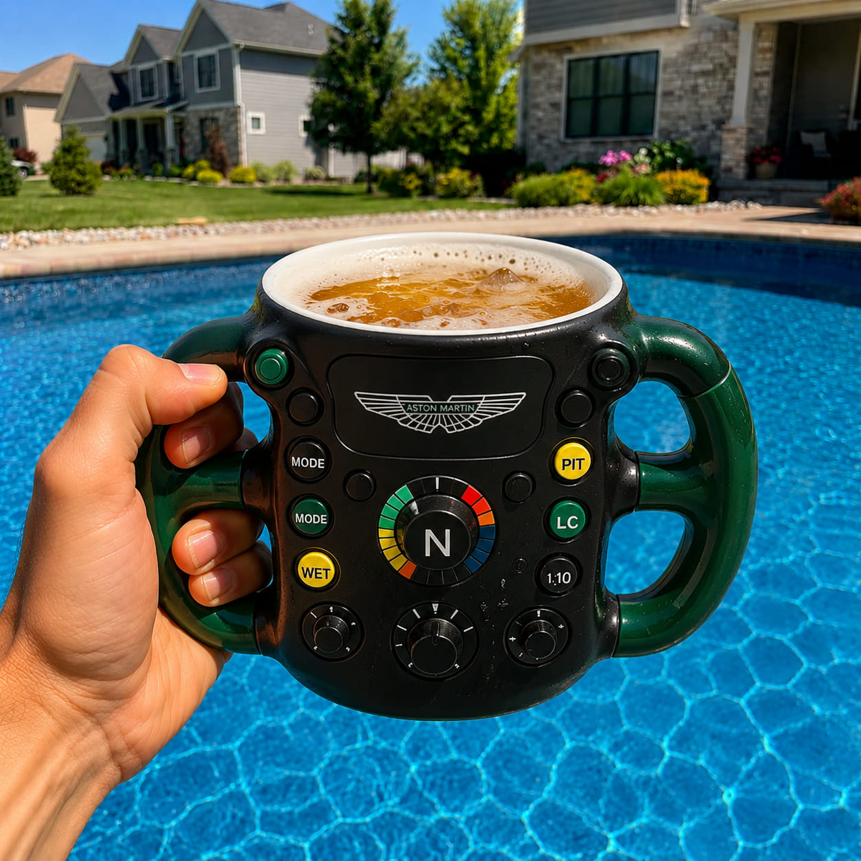RaceMug™ — F1 Steering Wheel Mug