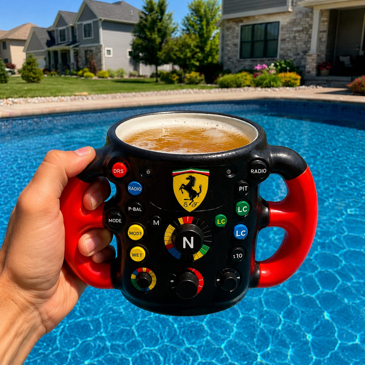 RaceMug™ — F1 Steering Wheel Mug