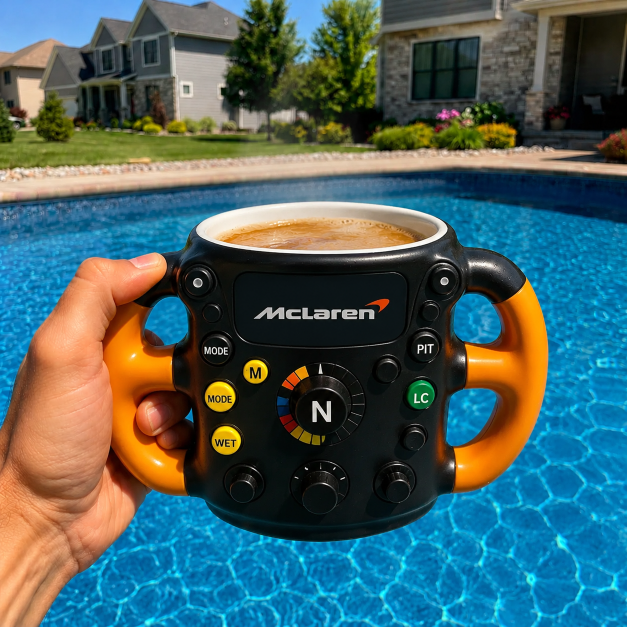 RaceMug™ — F1 Steering Wheel Mug