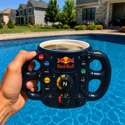 RaceMug™ — F1 Steering Wheel Mug