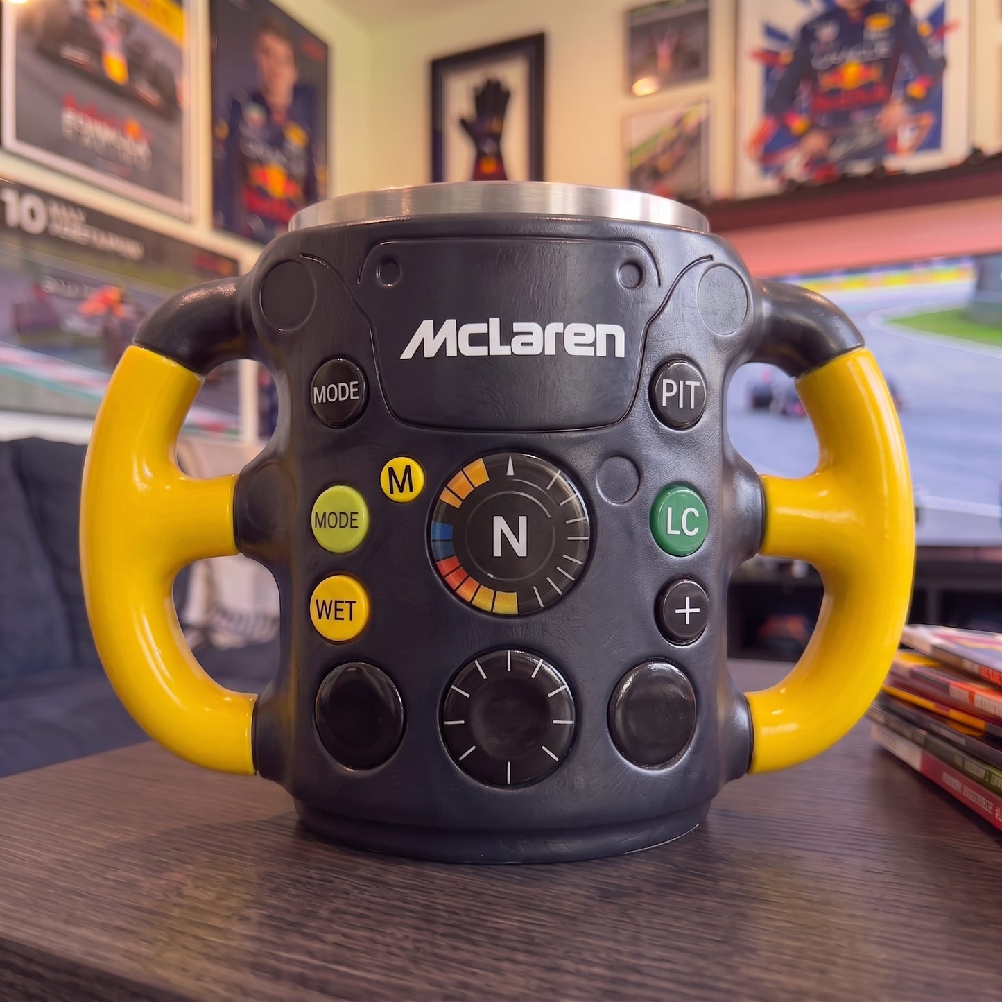RaceMug™ — F1 Steering Wheel Mug