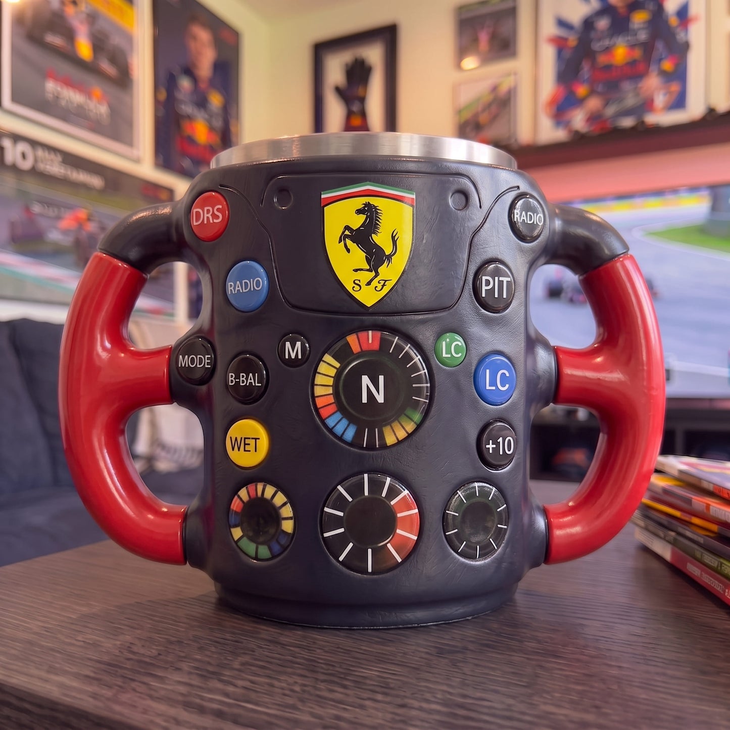 RaceMug™ — F1 Steering Wheel Mug