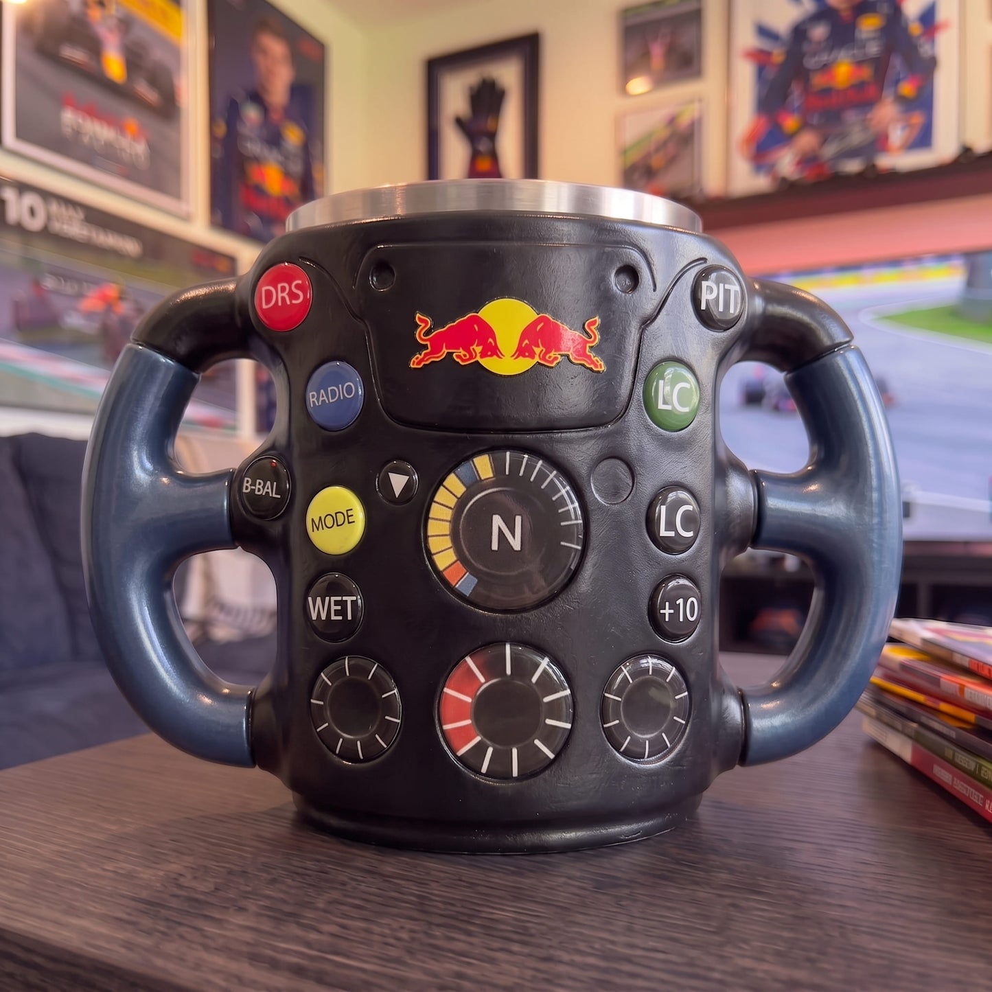 RaceMug™ — F1 Steering Wheel Mug